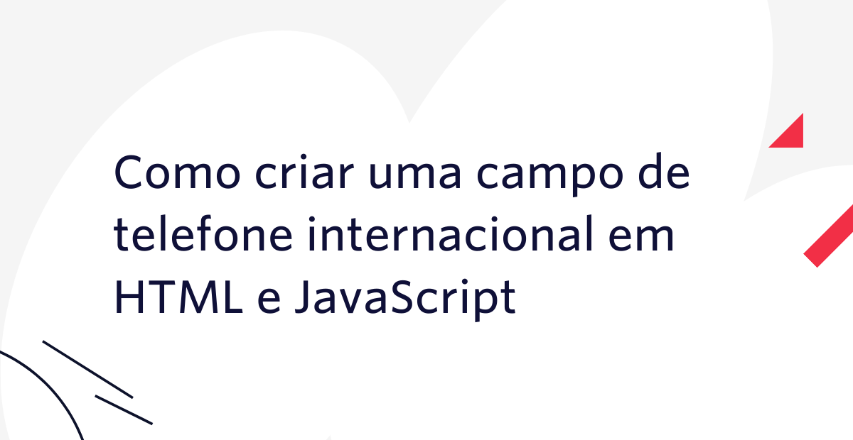 Como Criar Uma Campo De N Mero De Telefone Internacional Em Html E Javascript Js Md