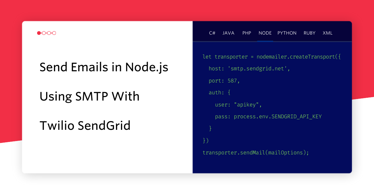 node js send email with html template